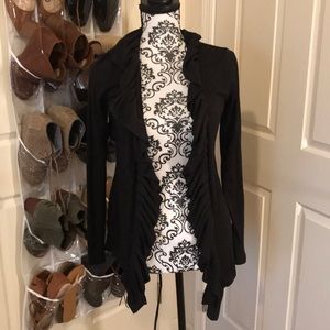 Ruffle Cardigan